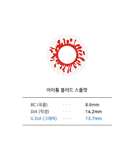 아이튬 블러드샷 스플랫
