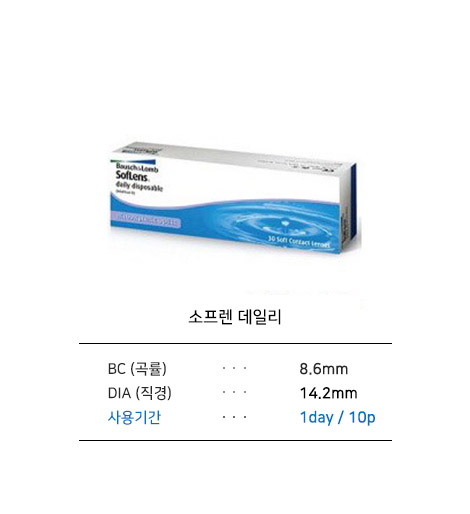 [바슈롬] 소프렌 데일리